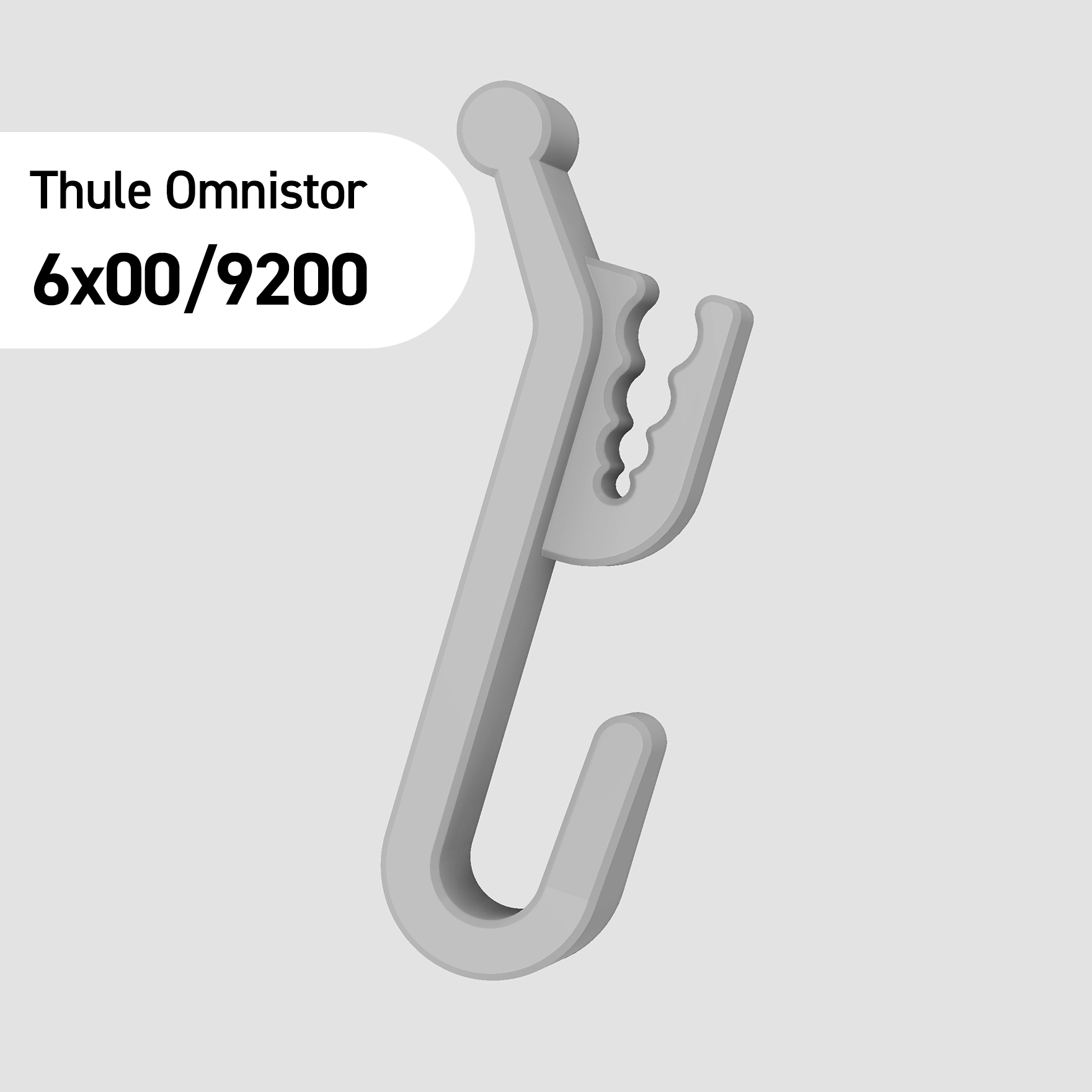 Set Deko-Haken für Kederschiene Thule Omnistor 6200/6300/9200 Dachmarkise