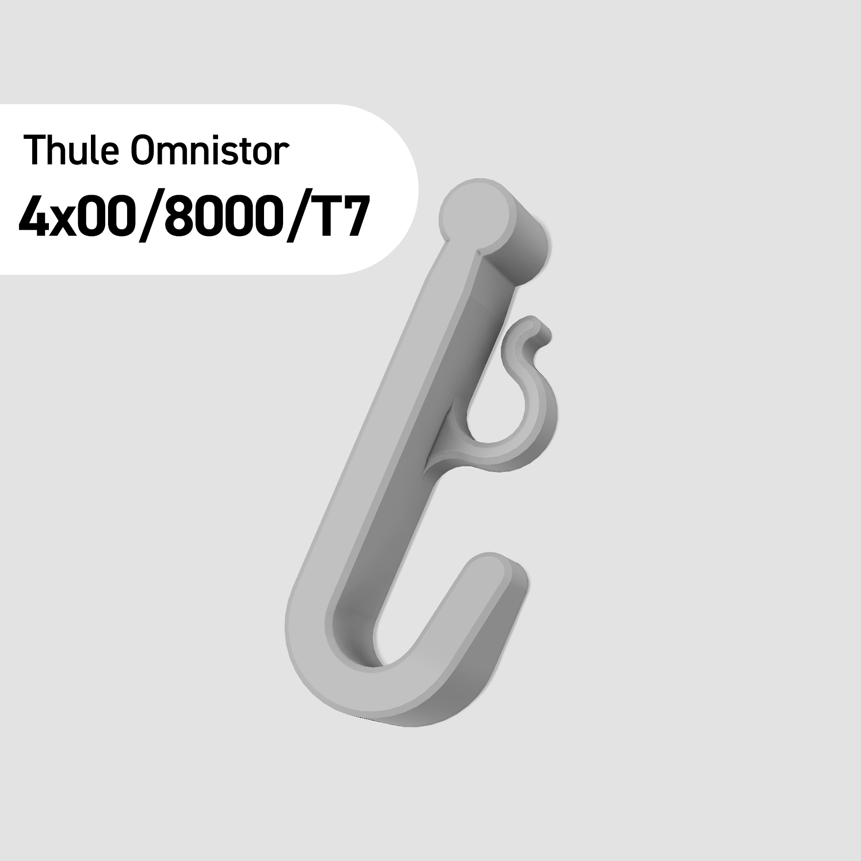 Deko-Haken Kederschiene Thule Omnistor 4200/4900/8000 – passgenau